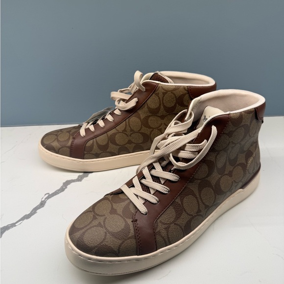 Coach Other - Coach Brown and Cream Sneakers